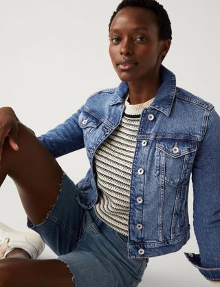 M&S Collection + Denim Jacket With Stretch