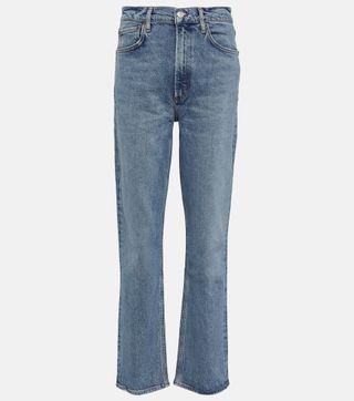 Agolde + Stovepipe High-Rise Straight Jeans