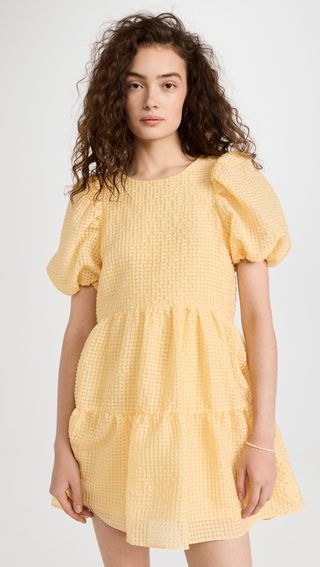 English Factory + Curved Babydoll Dress