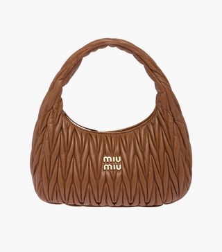 Miu Miu + Matelassé Nappa Leather Hobo Bag
