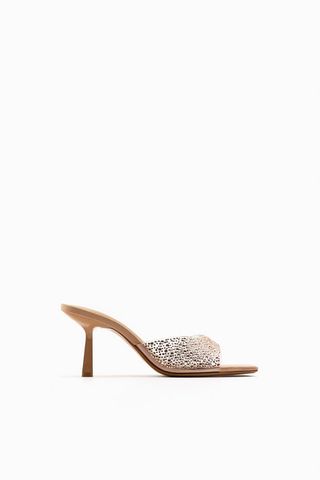 Zara + Sparkly Sandals