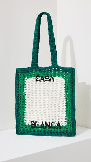 Casablanca + Crochet Tennis Bag