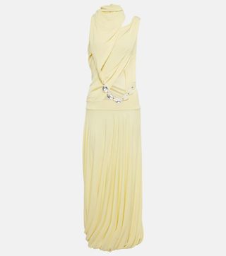 Christopher Esber + Embellished Cutout Jersey Midi Dress
