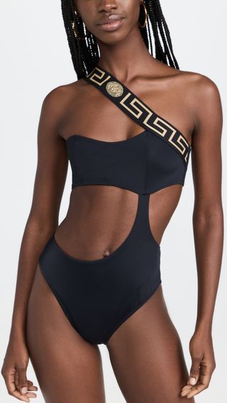 Versace + Swim One-Piece Swimsuit