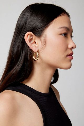 Urban Outfitters + Twisted Statement Hoop Earring