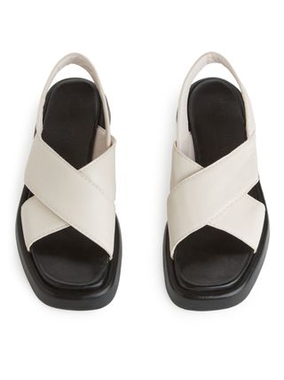 Arket + Flatform Leather Sandals
