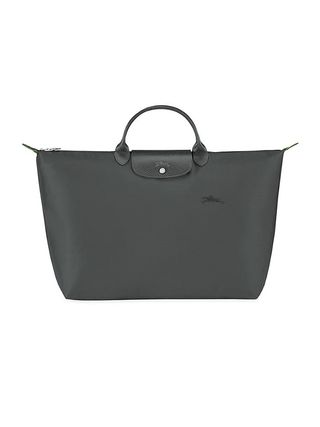 Longchamp + Large Le Pliage Green 18-Inch Travel Bag