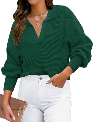 Zesica + V Neck Sweater