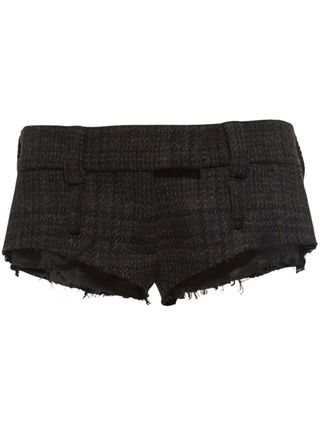 Miu Miu + Belted Check Shorts