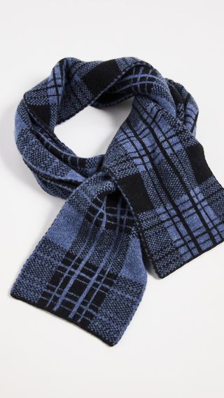 Molly Goddard + Wool Tartan Scarf