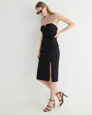 J.Crew + Collection Strapless Sheath Dress