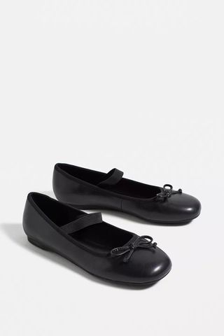 Urban Outfitters + Kendra Black Ballet Pumps