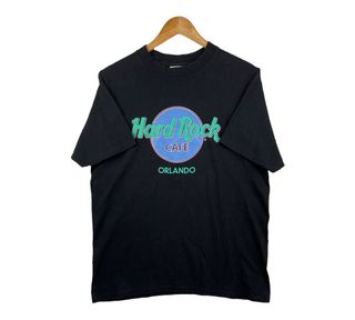 Etsy + 90s Hard Rock Cafe Orlando T-Shirt Black L - Etsy Uk