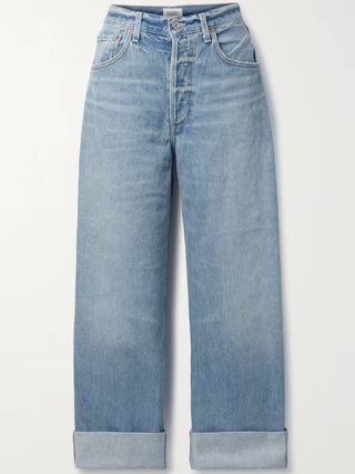 Citizens of Humanity + Ayla High-Rise Wide-Leg Organic Jeans