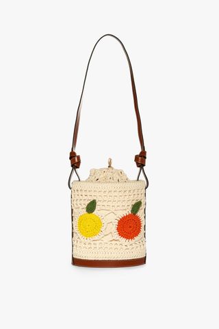 Staud + Anita Crochet Bucket Bag