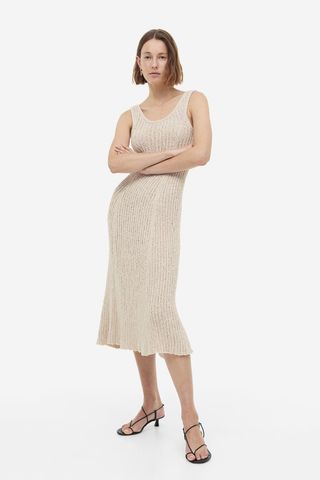H&M + Long Knit Dress