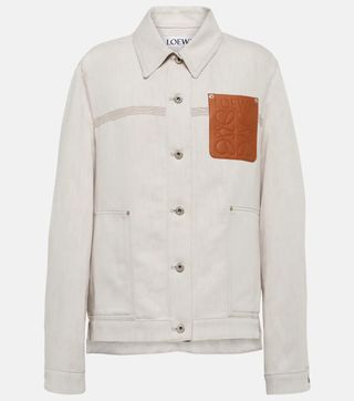 Loewe + Anagram Cotton and Linen Jacket