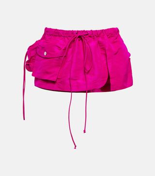 LaQuan Smith + Cutout Mini Skirt