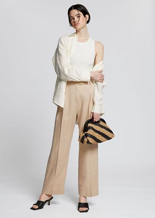 & Other Stories + Tailored Relaxed Pleat Trousers