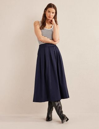 Boden + Pleated Skirt