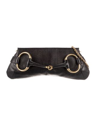 Gucci + Horsebit Chain Clutch