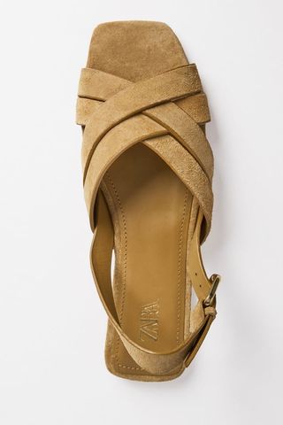 Zara + Suede Fisherman Sandals