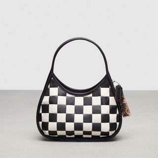 Coachtopia + Ergo Shoulder Bag in Checkerboard Upcrafted Leather