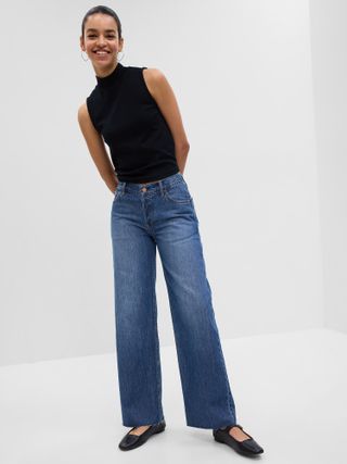 Gap + BetterMade Denim Low Rise Stride Jeans with Washwell