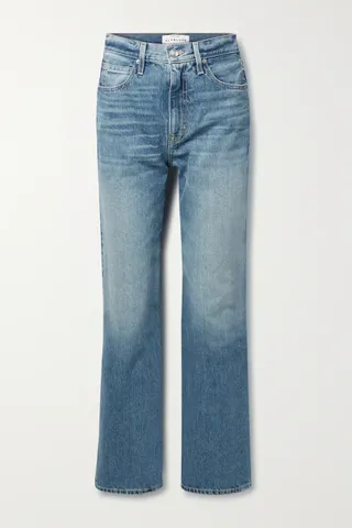 Slvrlake + London Organic High-Rise Straight-Leg Jeans
