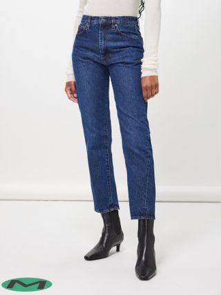 Toteme + Original Twisted-Seam Straight-Leg Jeans