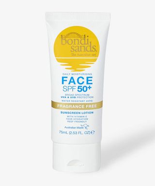 Bondi Sands + SPF 50+ Fragrance Free Face Sunscreen Lotion