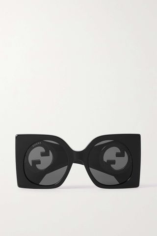 Gucci + GG Blondie D-Frame Acetate Sunglasses