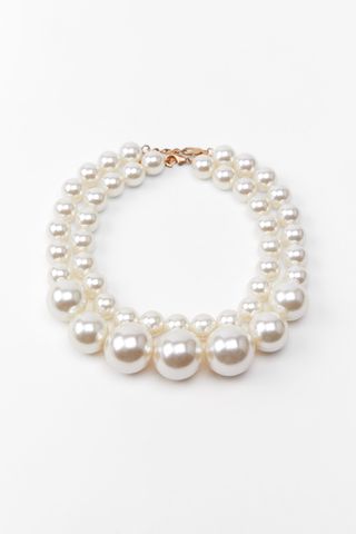 Zara + Double Pearl Necklace
