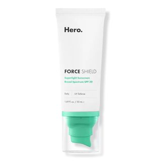 Hero Cosmetics + Force Shield Superlight Sunscreen Broad Spectrum SPF 30