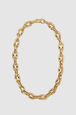 Anine Bing + Oval Link Necklace - Gold