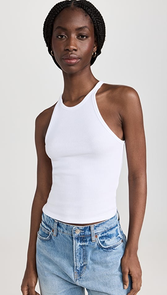 Good American + Heritage Ribbed Tank Top