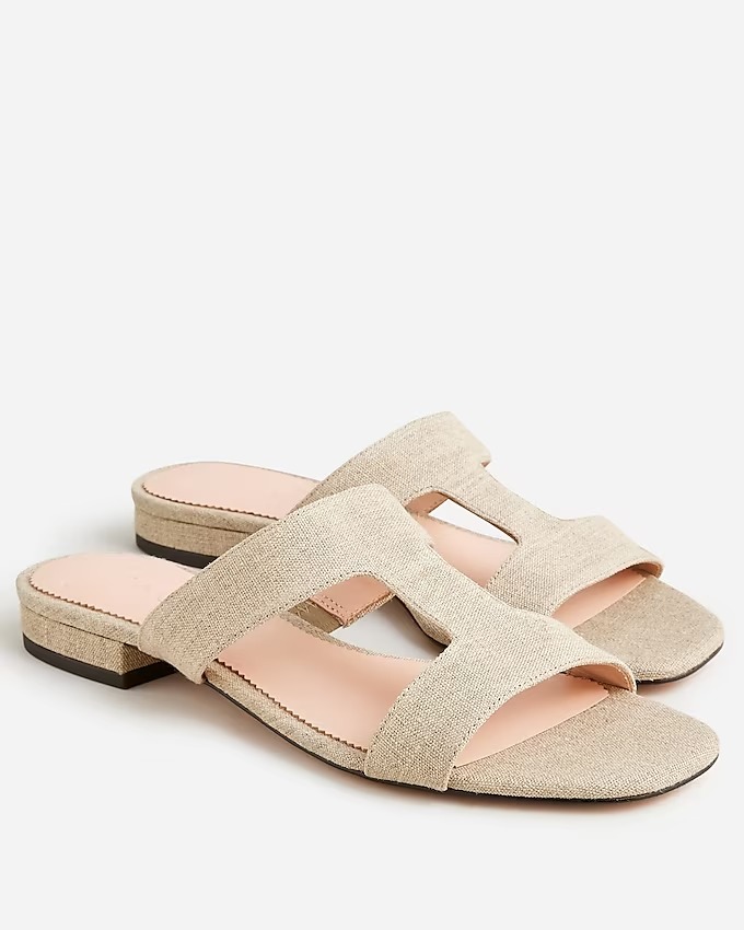 J.Crew + Hazel Woven Cutout Sandals