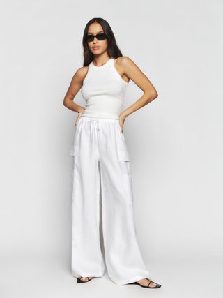 Reformation + Ethan Linen Pant