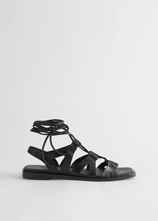 & Other Stories + Leather Gladiator Sandal