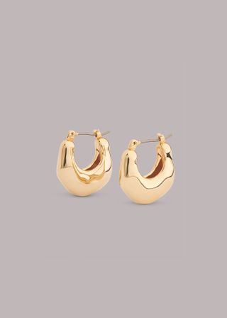 Whistles + Textured Curve Earrings