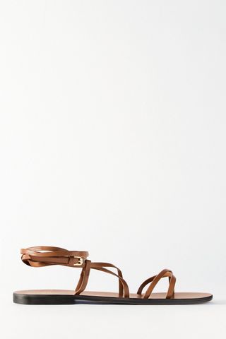 Zara + Lace Up Sandals