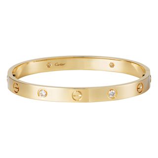Cartier + Love Bracelet 4 Diamonds