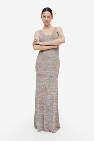 H&M + Silk-Blend Knitted Dress