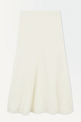 COS + The Flared Silk SKirt