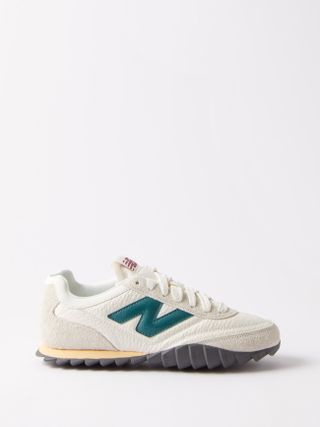 New Balance + Rc30 Leather and Suede Trainers