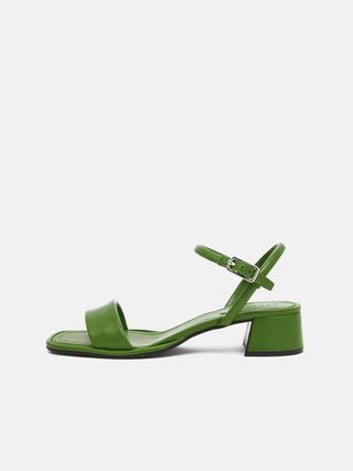 Jigsaw + Adel Leather Heeled Sandal