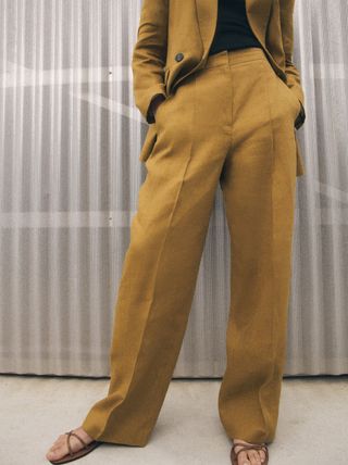 Zara + Linen Trousers