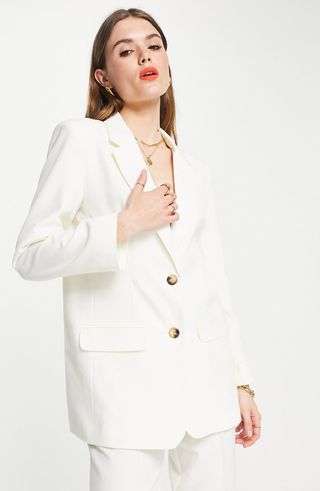 ASOS Design + Boyfriend Slim Fit Suit Blazer