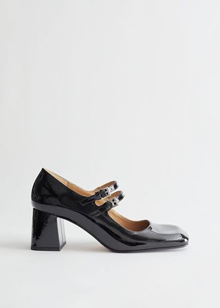 & Other Stories + Patent Leather Mary Jane Pumps