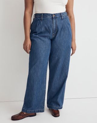 Madewell + The Harlow Wide-Leg Jean in Fairson Wash